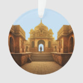 Een kijkje in India futuristische metropool Ornament (voorkant)