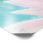 Een kikker springt in de afbeelding van de Pond Foto Afdruk (Hoek)