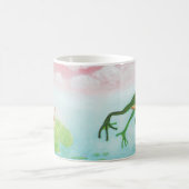 Een kikker springt in de afbeelding van de Pond Koffiemok (Center)