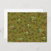 Een kikkerige glimlach briefkaart (Voorkant / Achterkant)