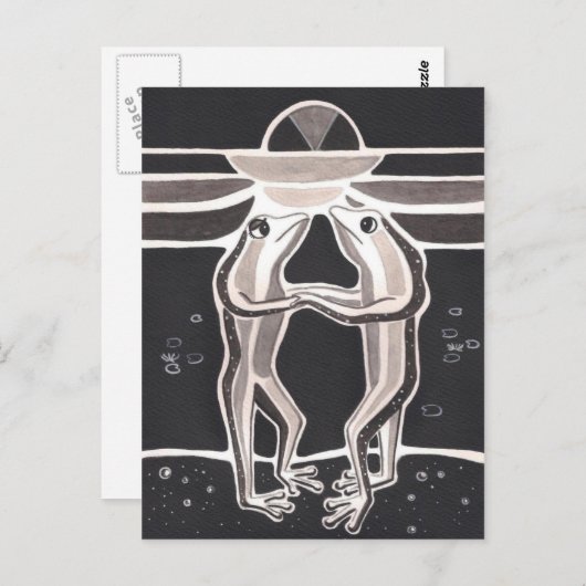 Een kikkervis briefkaart (Voorkant / Achterkant)