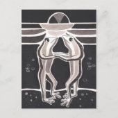 Een kikkervis briefkaart (Voorkant)