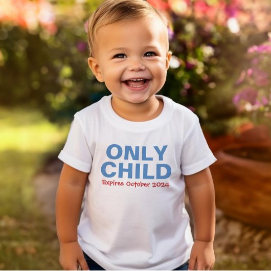 Eén kind dat bijna verloopt Grappige Blauwe Oudere Kinder Shirts