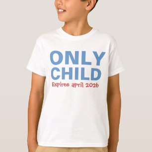 Eén kind dat grappig blauw grote broer kindje verl t-shirt