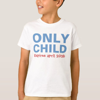 Eén kind dat grappig blauw grote broer kindje verl t-shirt