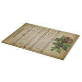 "EEN KIND DEZE DAG IS BORN" Glass Snijplank (Hoek)