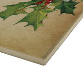 "EEN KIND DEZE DAG IS BORN" Glass Snijplank (Hoek)