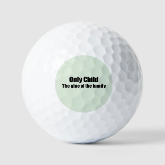 Eén kind golfballen (Voorkant)