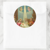 Een kind is geboren Sticker (Tas)