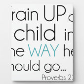 Een kind opleiden... fotoplaat (Voorkant)