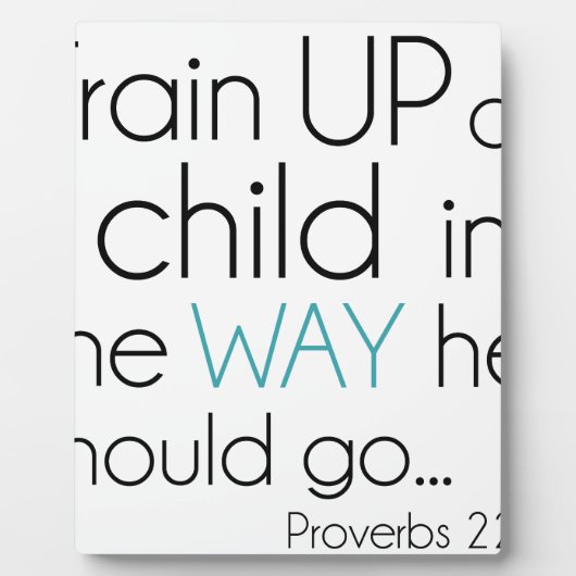 Een kind opleiden... fotoplaat (Voorkant)