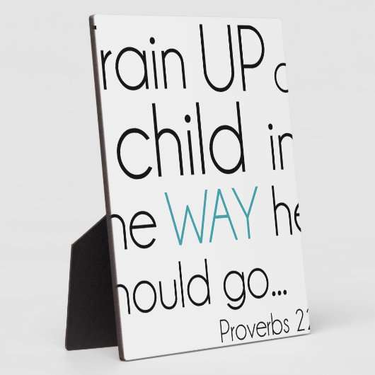 Een kind opleiden... fotoplaat (Zijkant)