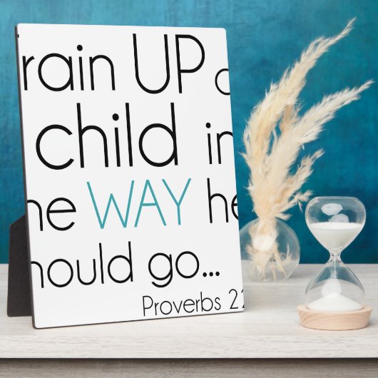 Een kind opleiden... fotoplaat (Zijkant)