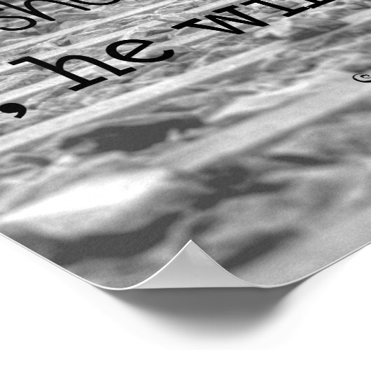 Een kind opleiden...Proverbs 22:6 Poster (Hoek)