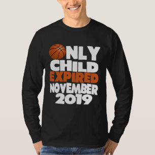 Eén kind overleden november 2019 Basketbal Pasgebo T-shirt