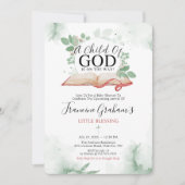 Een Kind van God Baby Shower Uitnodiging (Voorkant)