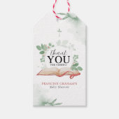 Een kind van Gods Baby shower Cadeaulabel (Voorkant)