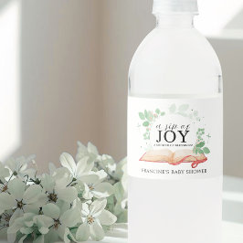 Een kind van Gods Baby shower Waterfles Etiket