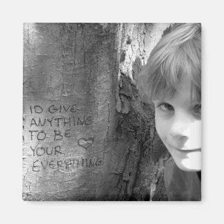 Een kind wil alleen maar. magneet