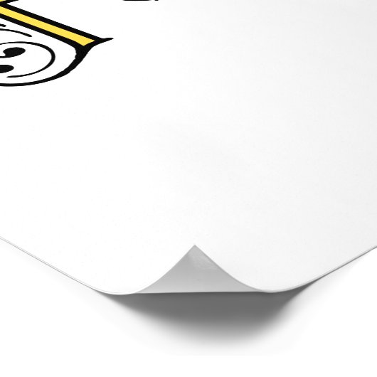 Een kind wordt geboren poster (Hoek)