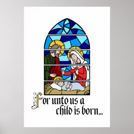 Een kind wordt geboren poster