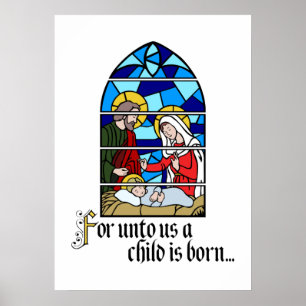 Een kind wordt geboren poster