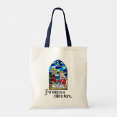 Een kind wordt geboren tote bag (Achterkant)