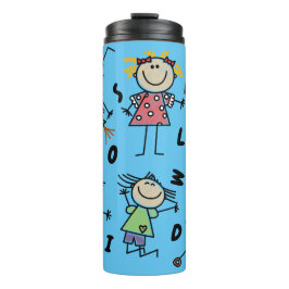 Een Kind World Thermal Tumbler Thermosbeker