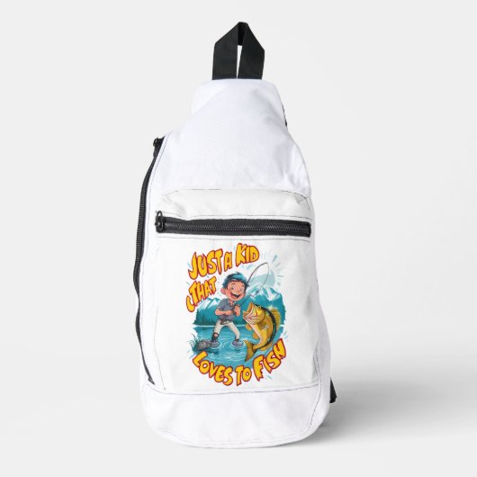 Een Kinder Geviste passie Sling Bag (Voorkant)