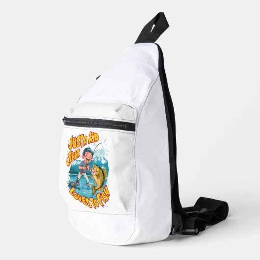 Een Kinder Geviste passie Sling Bag (Rechterhoek)
