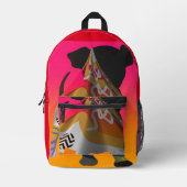 Een Kinder puppy Bedrukte Rugzak (Voorkant)