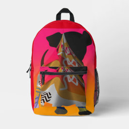 Een Kinder puppy Bedrukte Rugzak