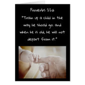 Een kinderbijbel optrekken voor nieuwe baby (Voorkant)