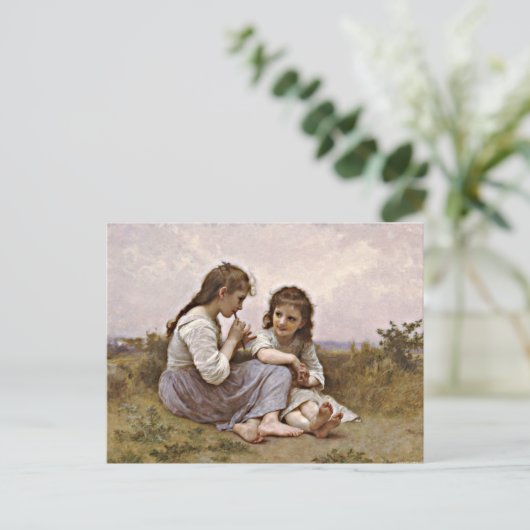 Een kinderdagverblijf briefkaart (Staand voorkant)