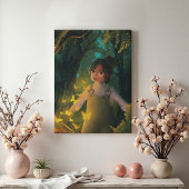 Een kinderlijke Vonk Canvas Afdruk