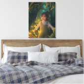 Een kinderlijke Vonk Canvas Afdruk (Insitu (Slaapkamer))