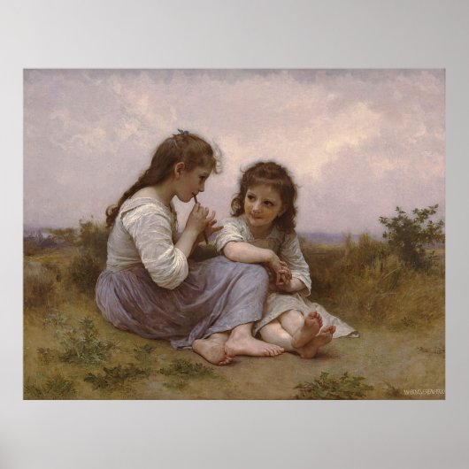 Een Kindertijdidylle (Idylle Enfantine) (1900) Poster (Voorkant)