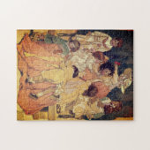 Een kindertuin Jigzaag Puzzle Legpuzzel (Horizontaal)