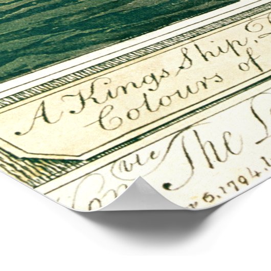 Een King's Ship Poster (Hoek)