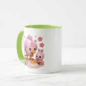 Een kip sloot haar ei mok (Voorkant links)