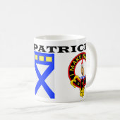 Een Kirkpatrick mok met rode badges (Voorkant rechts)