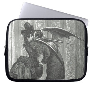 Een Kiss Victoriaans/Gothic Vampire 10-inch laptop Sleeve