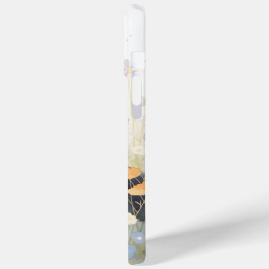 Een kitten bloemenbed Case-Mate iPhone case (Achterkant / Links)