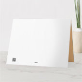 Een kitten en vriend gevouwen Wenskaart Kaart (Achterkant)