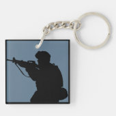 Een kitty cat Acryl Sleutelhanger (Achterkant)