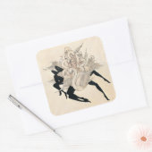 een klaagzang vierkante sticker (Envelop)