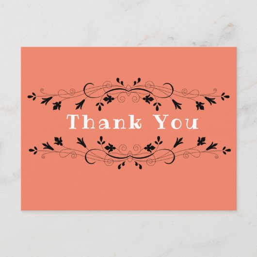 Een klant bezorgen briefkaart (Voorkant)