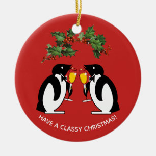 Een klaskerst hebben keramisch ornament