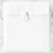 Een Klassic Ronde Monogram Sticker (Tas)