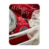 Een klassiek autoliefdesverhaal, sparen de datum magneet (Verticaal)